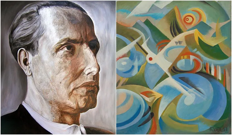 Sulle alchimie pittoriche di Julius Evola