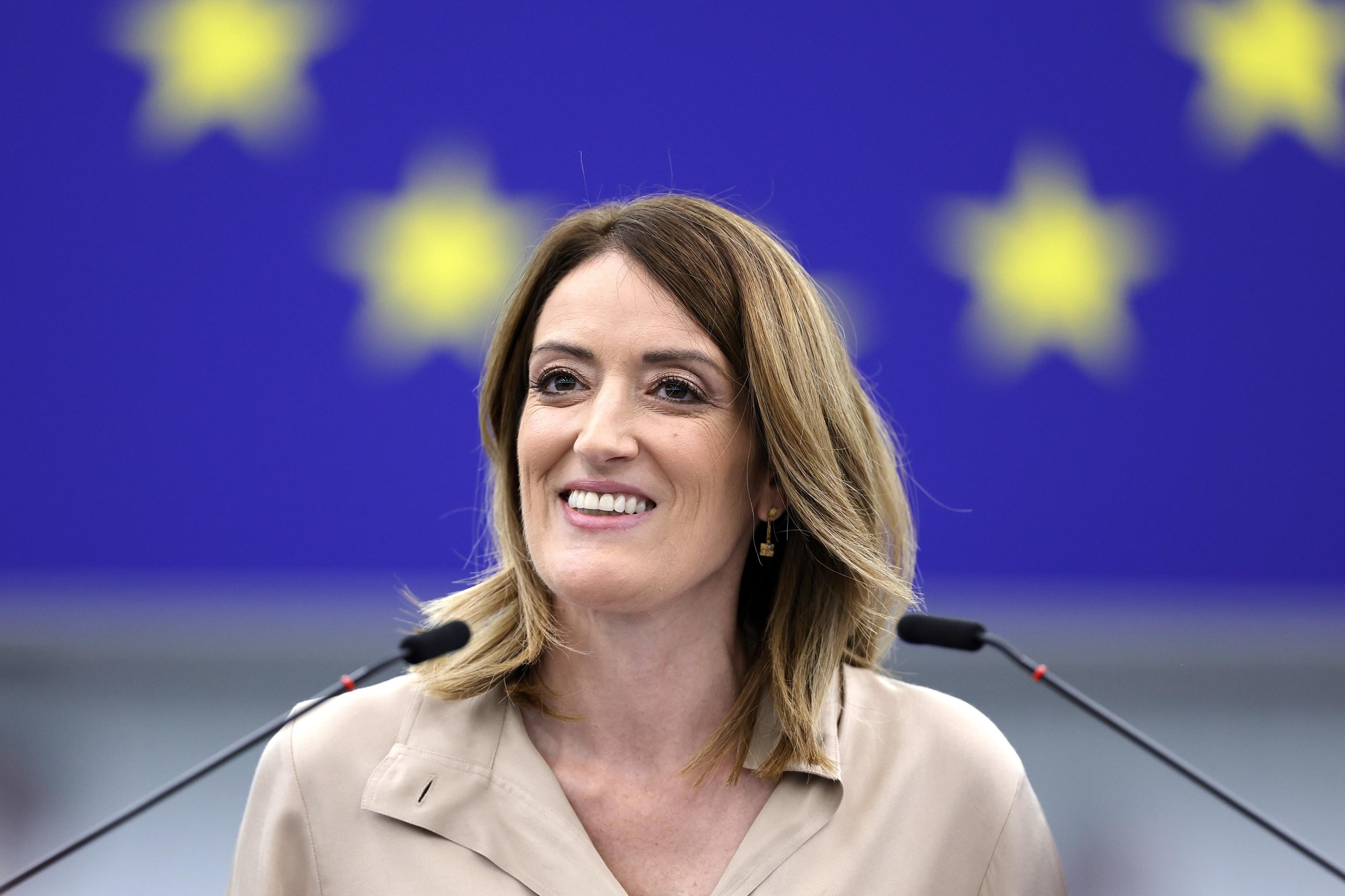 Roberta Metsola rieletta presidente del Parlamento europeo