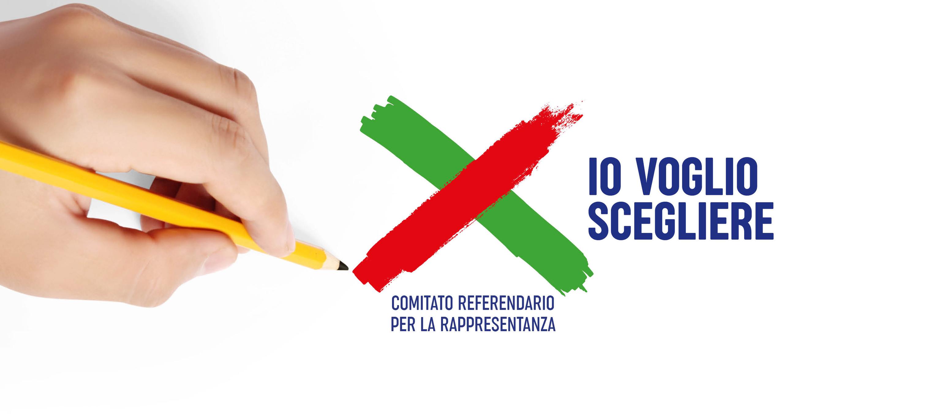 Io voglio scegliere, per il referendum sulla rappresentanza