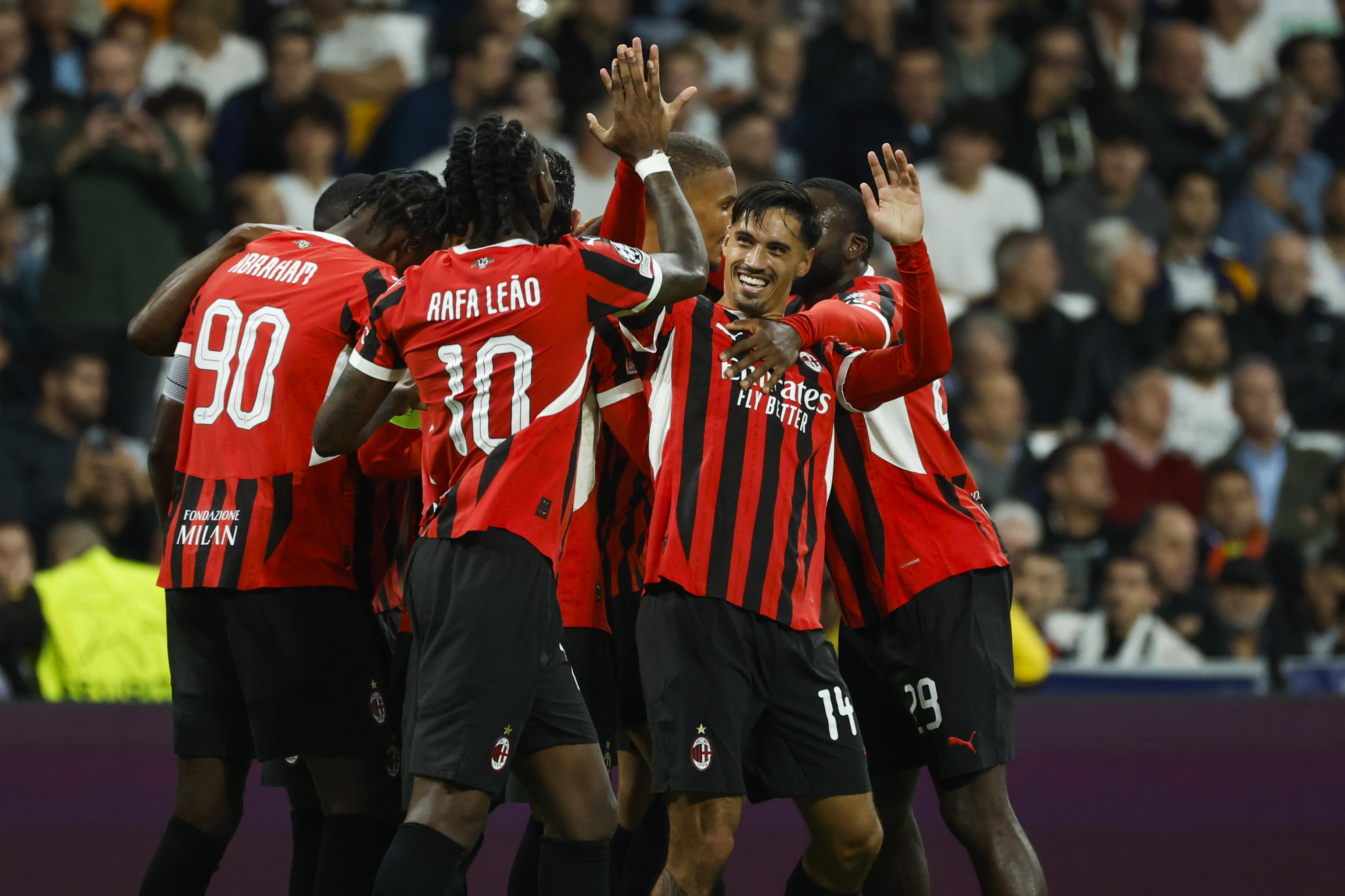 Milan spettacolare, si prende la scena al Bernabeu