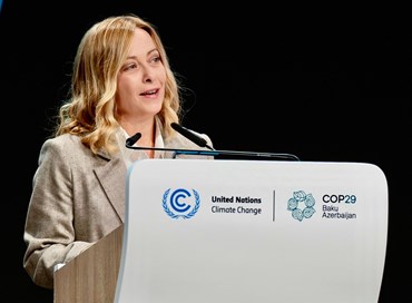 Meloni alla Cop29, l’intervento della premier