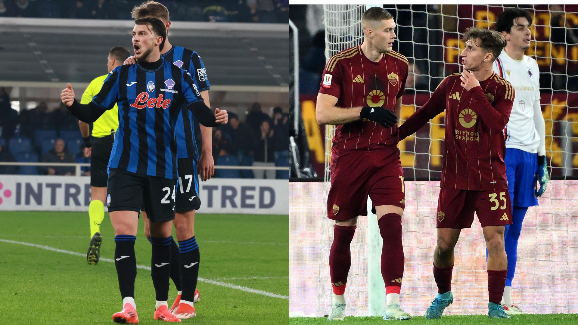 Coppa Italia: goleade di Roma e Atalanta, oggi tocca all’Inter
