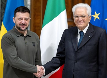 Mattarella a Zelensky: “Sostegno per la sicurezza dell’intera Europa”
