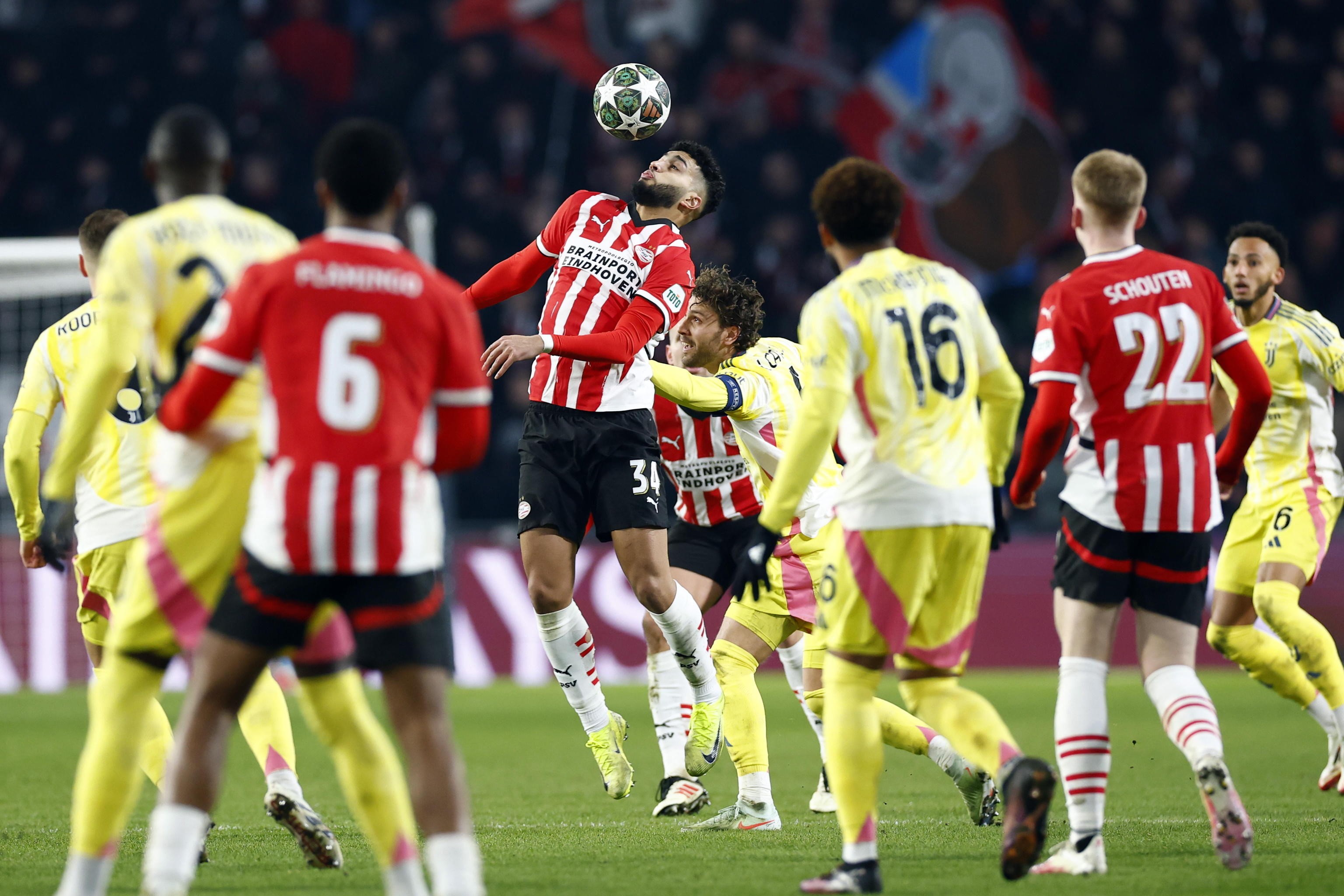 Anche la Juve fuori dalla Champions: passa il Psv