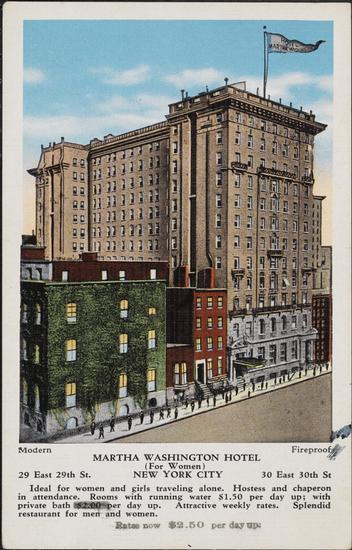Hotel Martha Washington, albergo dedicato alle donne