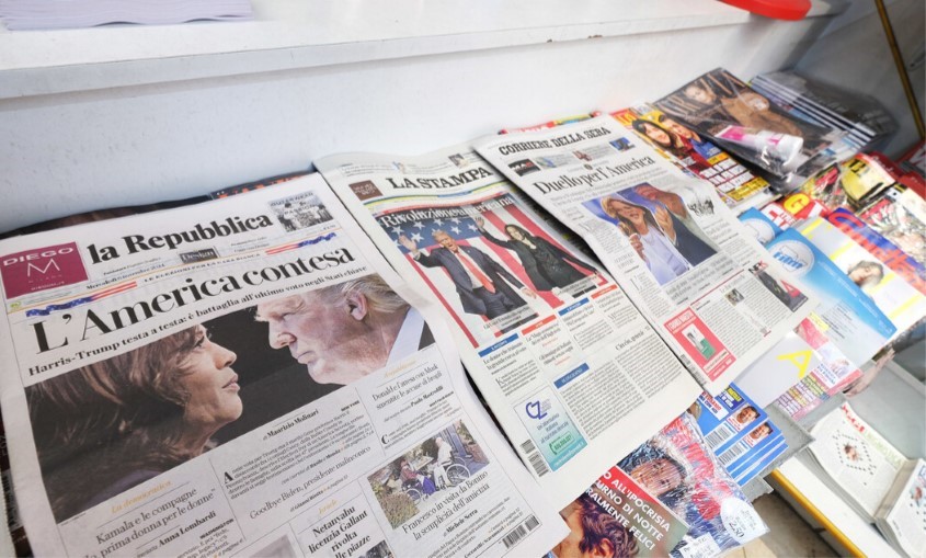 Giornali a picco: in un anno solo tre con il segno più