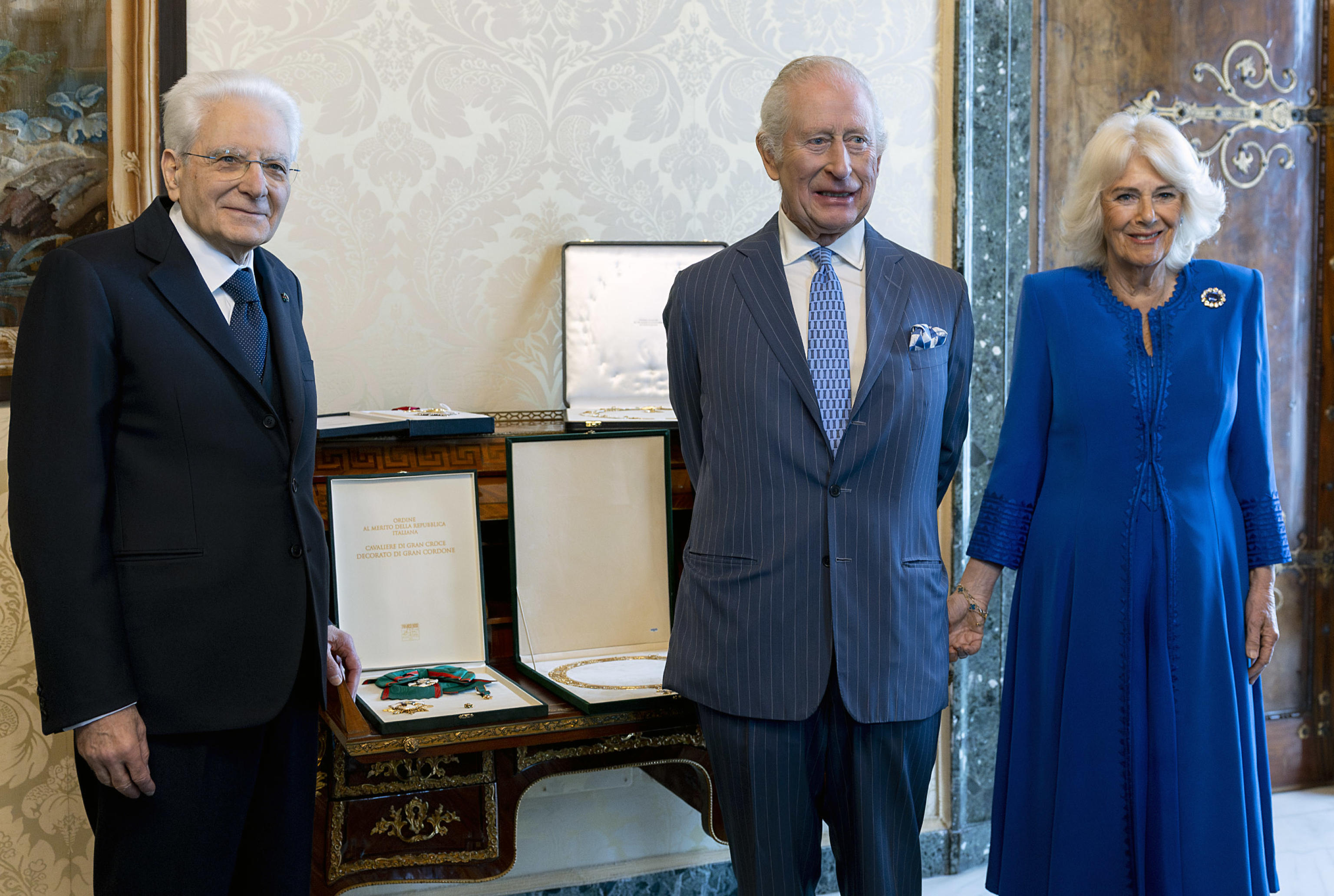 Carlo e Camilla a Roma incontrano Mattarella