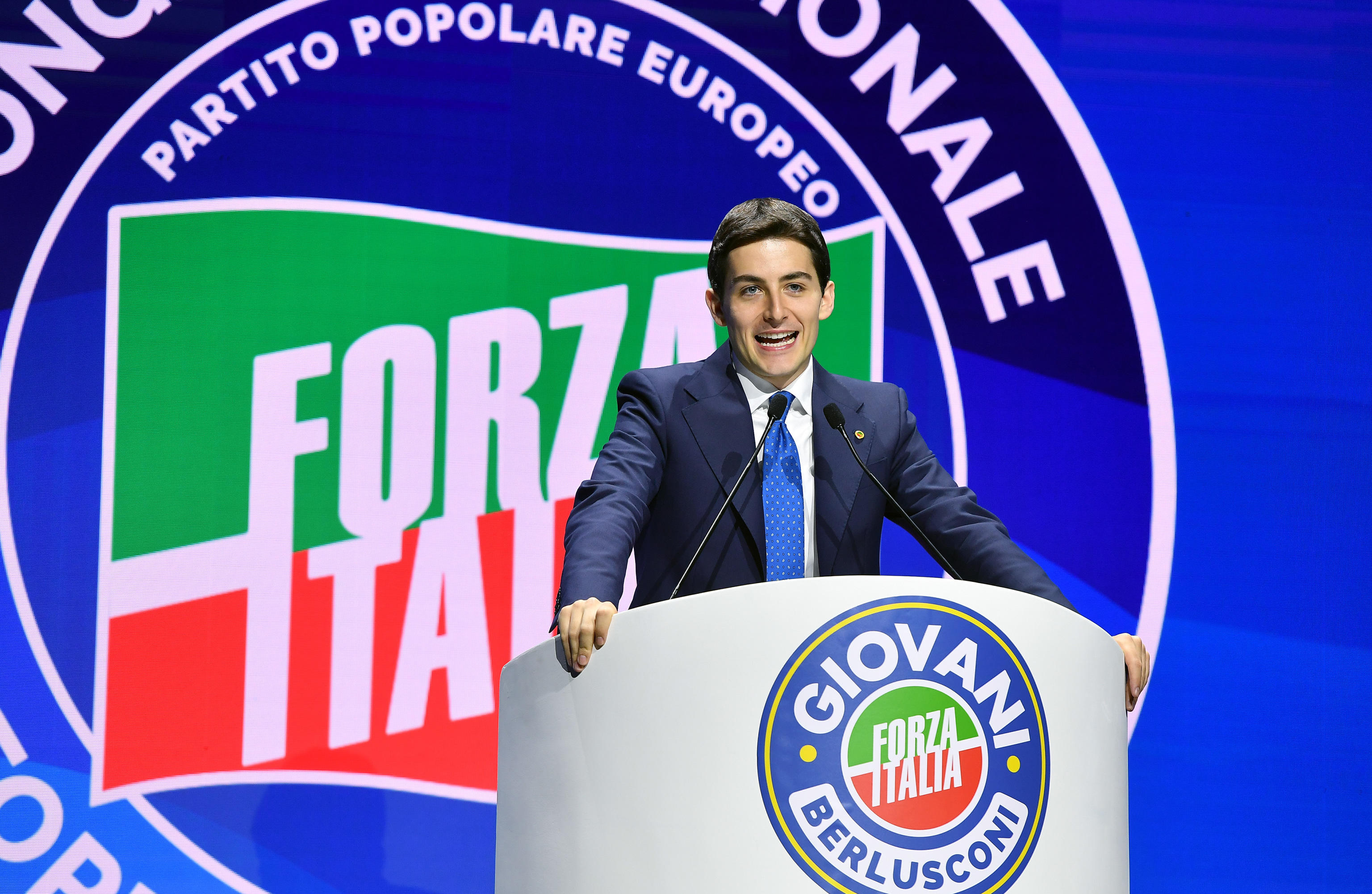 Simone Leoni, neo leader dei giovani di Forza Italia: a sua immagine