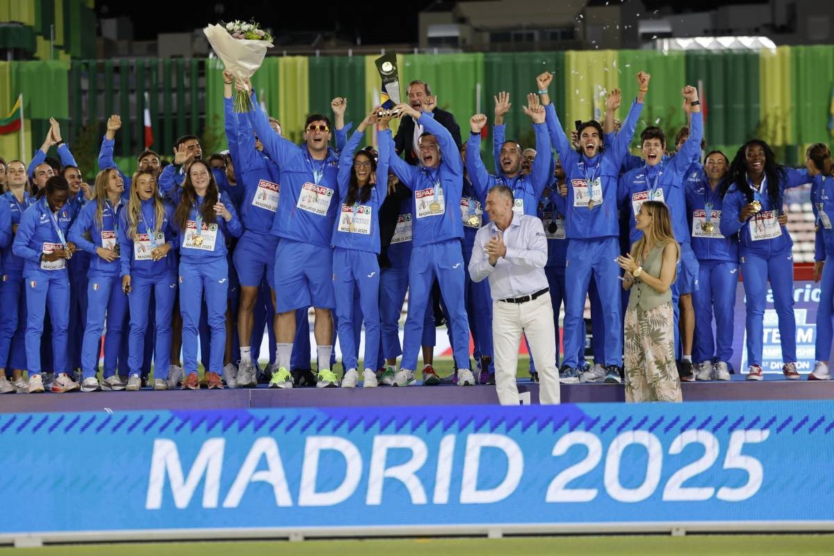 Atletica: Italia d’oro nei campionati europei a squadre