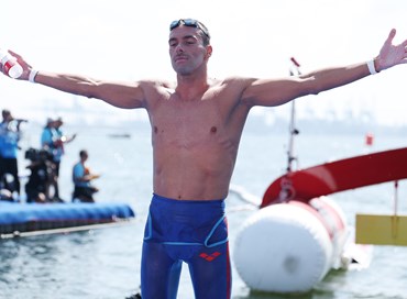 Paltrinieri argento nella 10 chilometri in acque libere