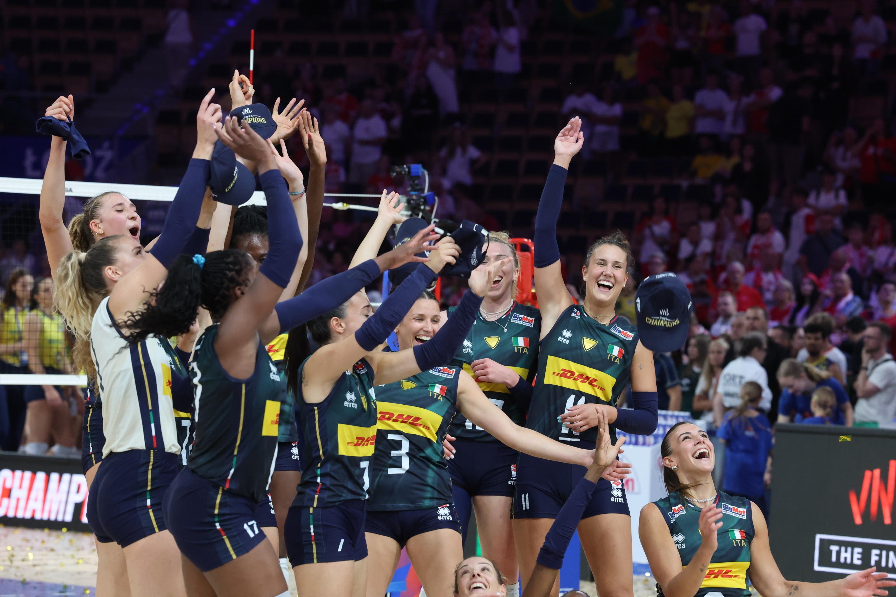 Volley femminile, le azzurre centrano un altro oro