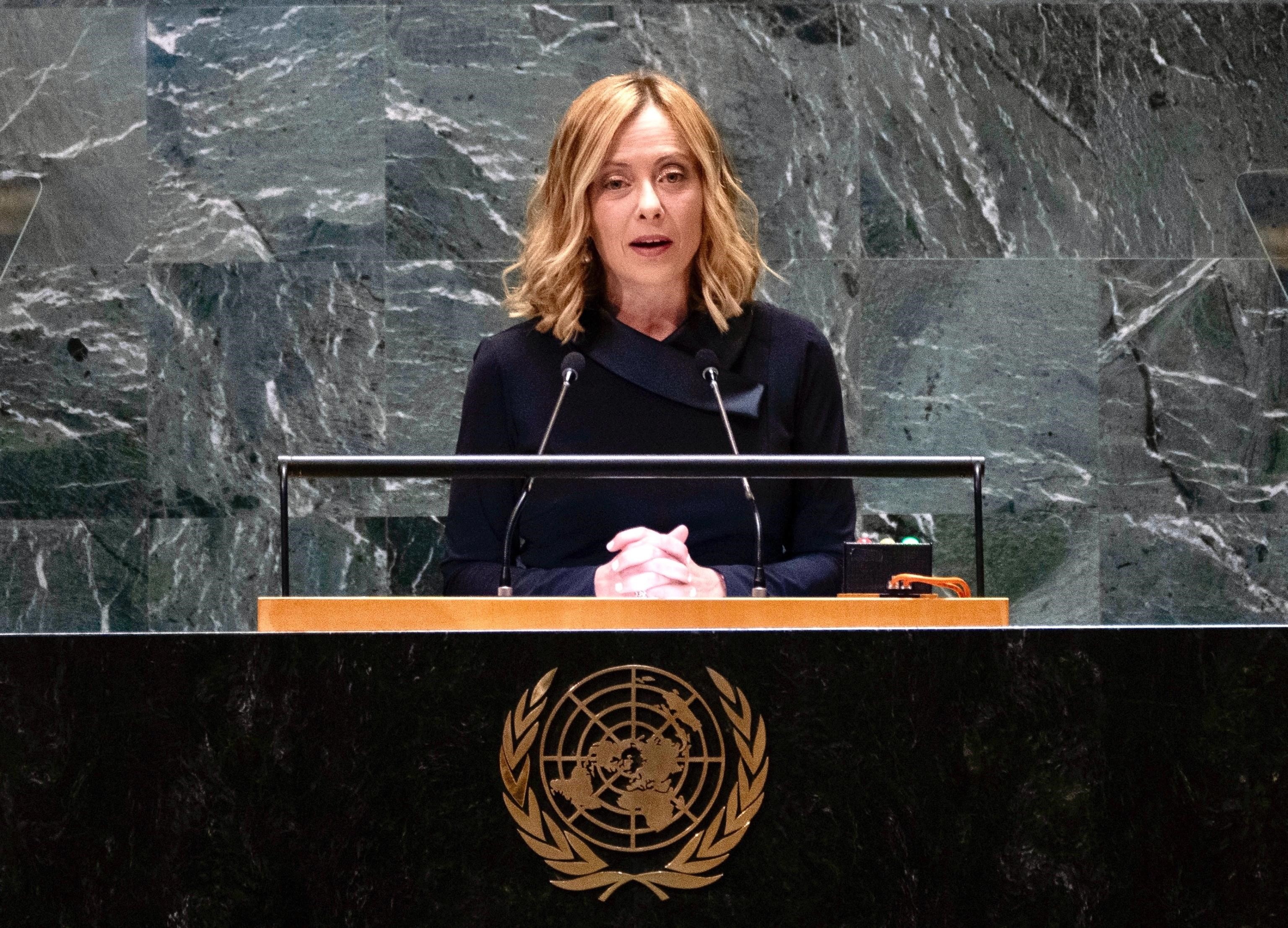 Meloni a New York, si prepara all’assemblea Onu