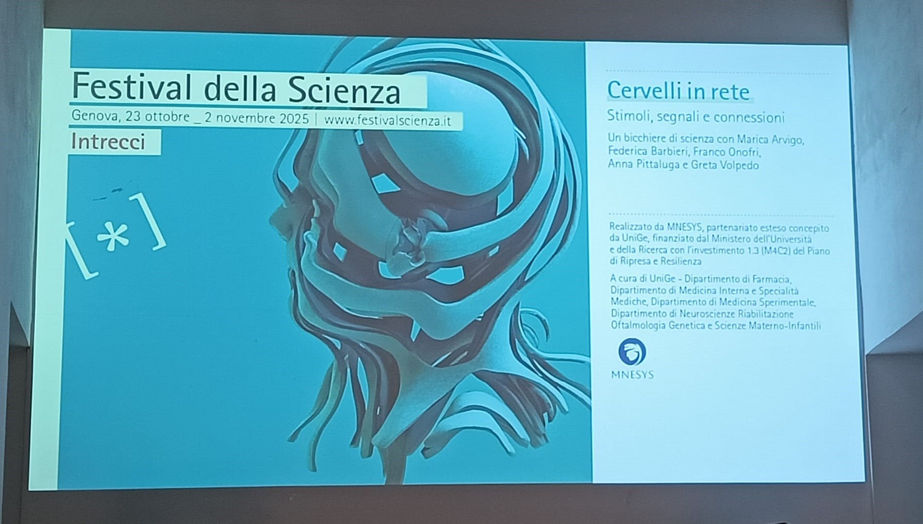 Intrecci al Festival della Scienza di Genova: la città in dialogo con la ricerca