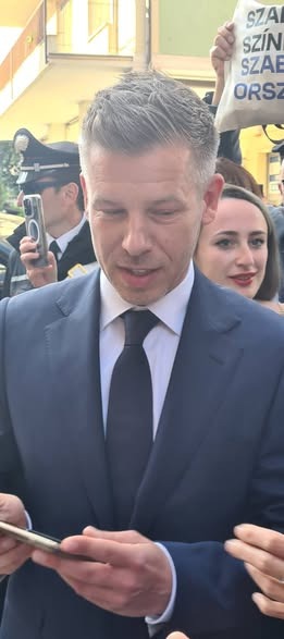 Il presidente ungherese Péter Magyar in Italia
