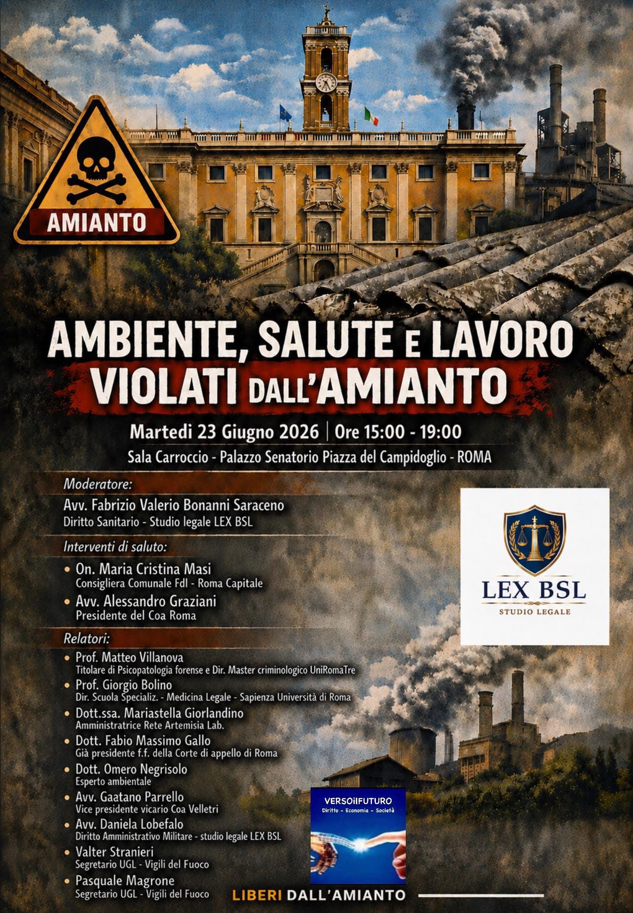  “Ambiente, salute e lavoro violati dall’amianto”