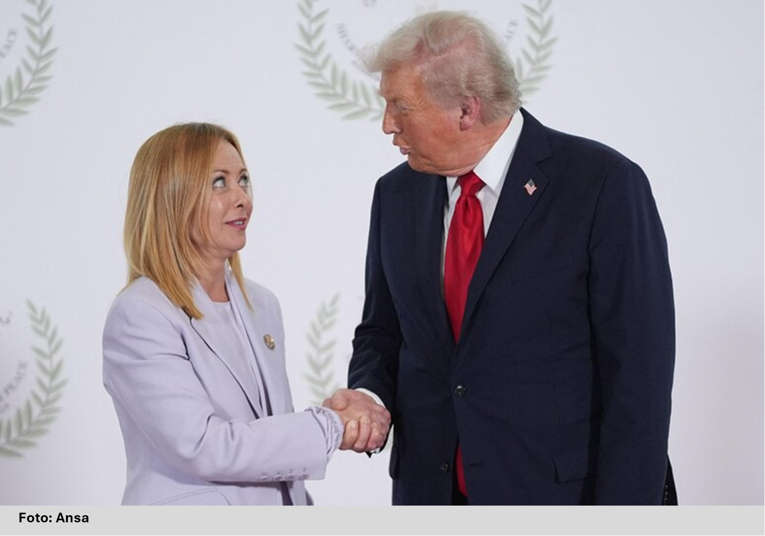 Giorgia e Donald: cuori nella tormenta
