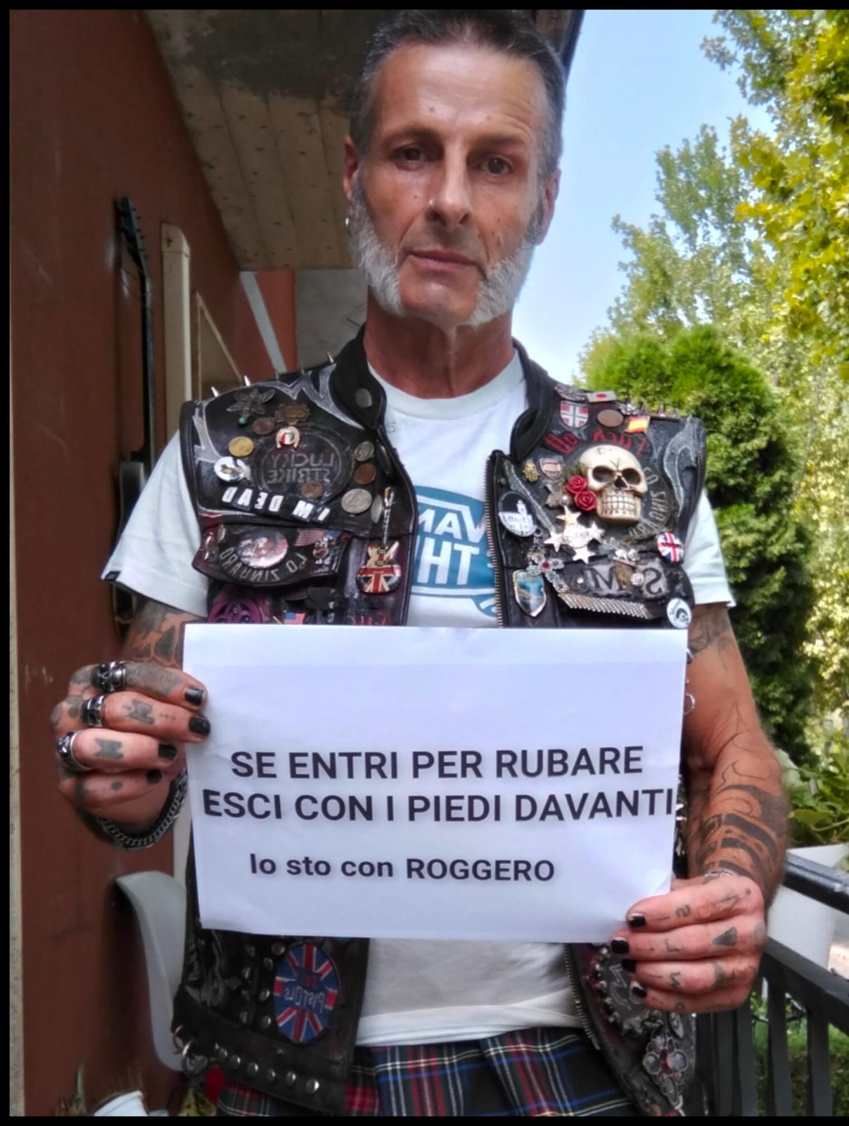 Se entri per rubare, esci con i piedi davanti