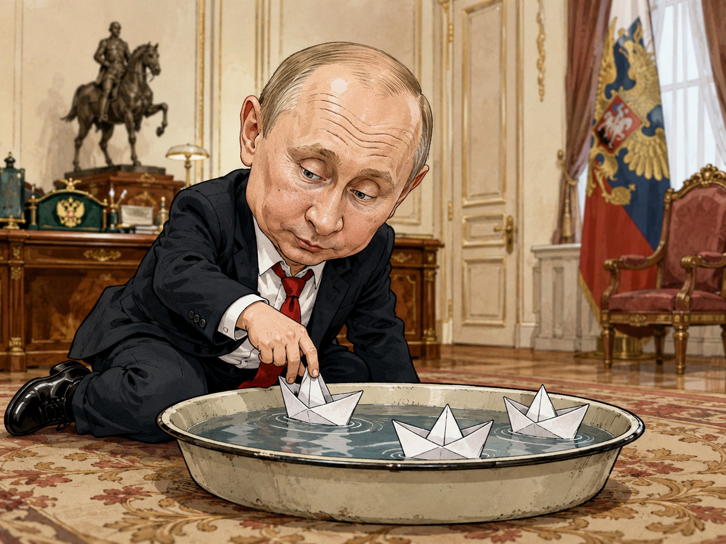 La flotta di cartone di Putin