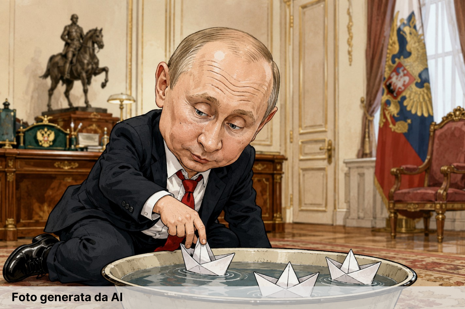 La flotta di cartone di Putin