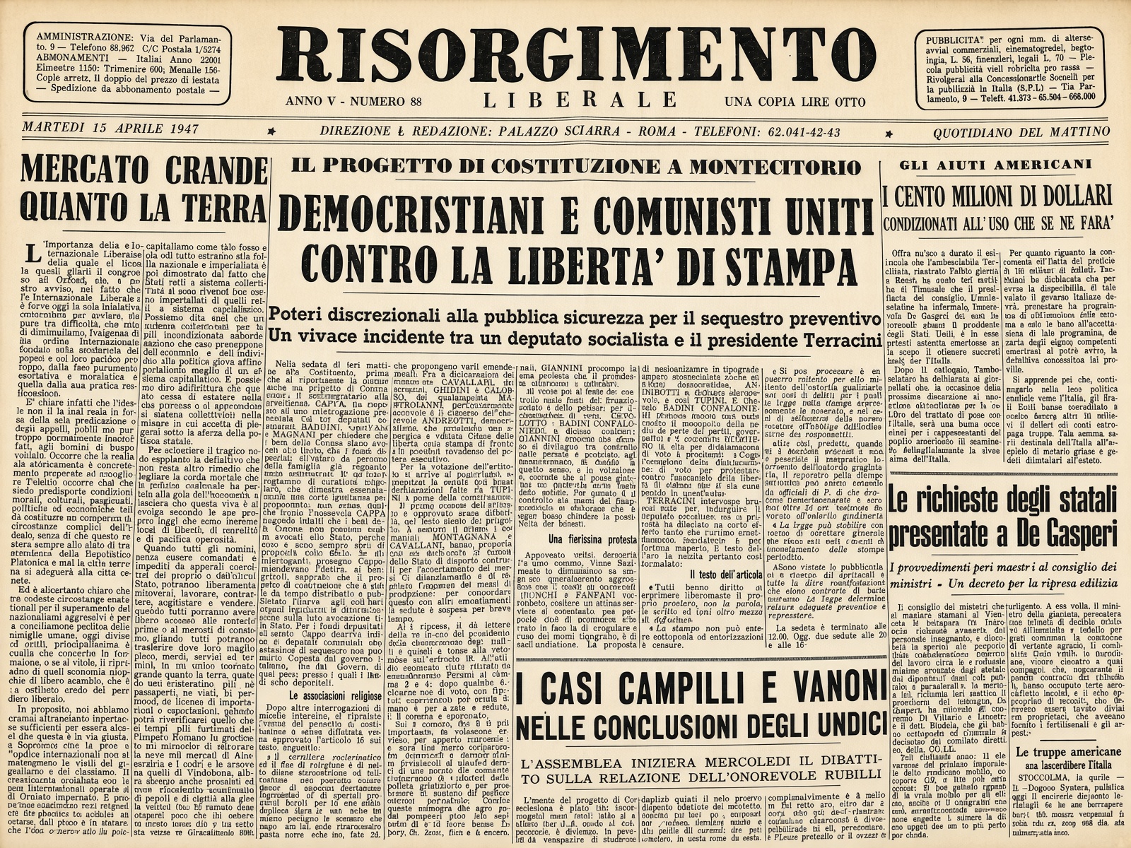 Taccuino Liberale. Libertà di stampa e gogna mediatica